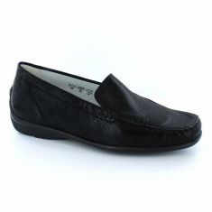 Waldl�ufer - Lugina 431000 Mokasin  H-Weite nero