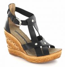 Francesco Morichetti 23276 Keilsandale schwarz