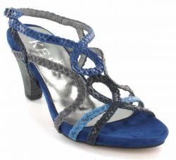 Kess 408 blau Flechtsandale
