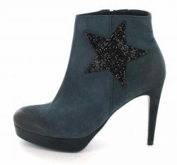 K+S Schuhmanufaktur 89690 378 HIGH HEEL petrol