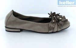 K+S Schuhmanufaktur 90280 492 Ballerina taupe
