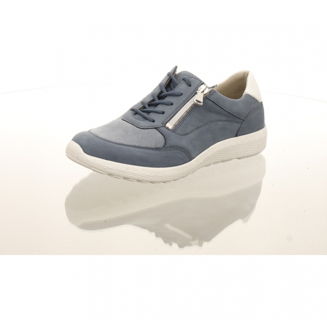 Waldläufer - Lugina 634K02 K-Ira K-Weite denim wei