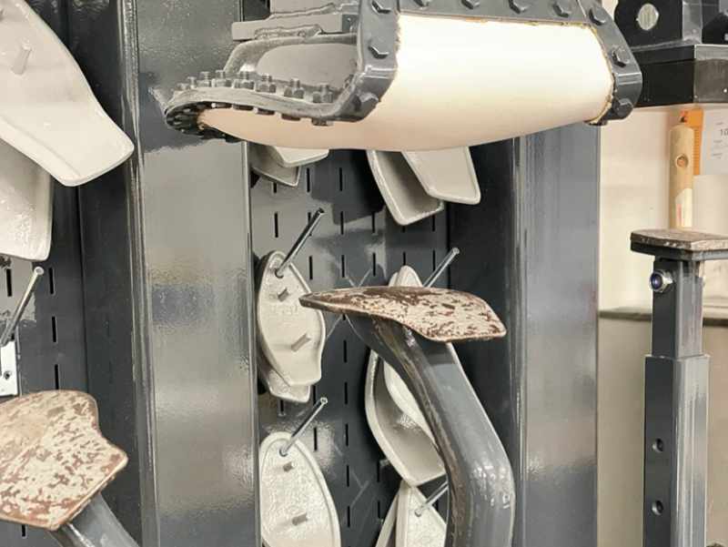 Blick in die Einlagenwerkstatt