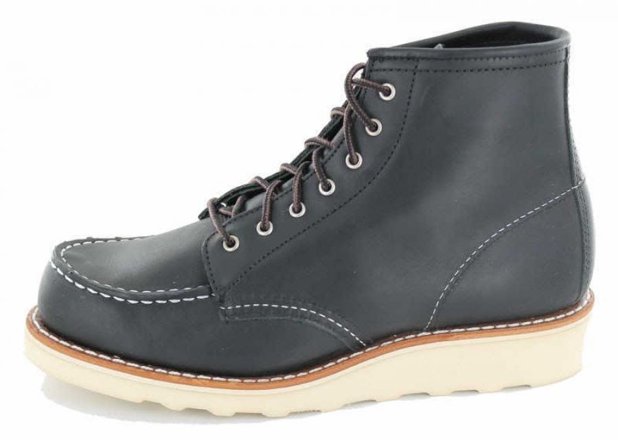 Red Wing Shoes 3373 Moc Toe black Lady