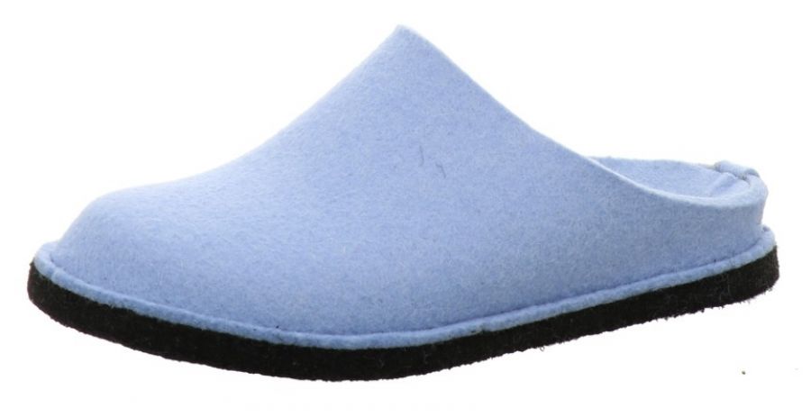 Haflinger Filzpantoffel Flair Soft blau