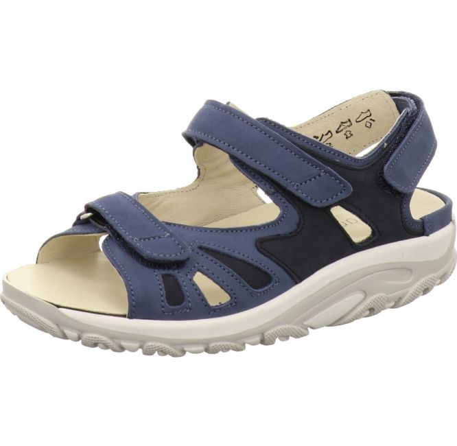 Waldläufer - Lugina 448001 Hanni H-Weite blau