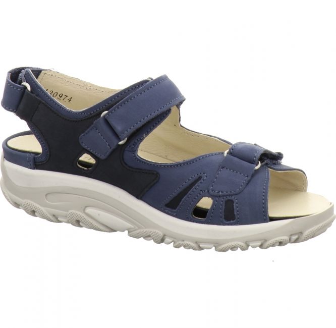 Waldläufer - Lugina 448001 Hanni H-Weite blau