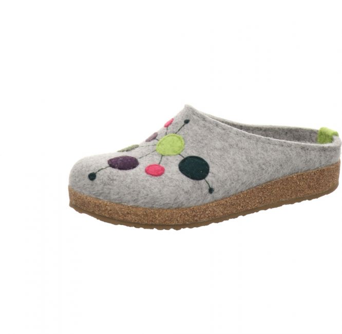 Haflinger Filzpantoffel Grizzly grau