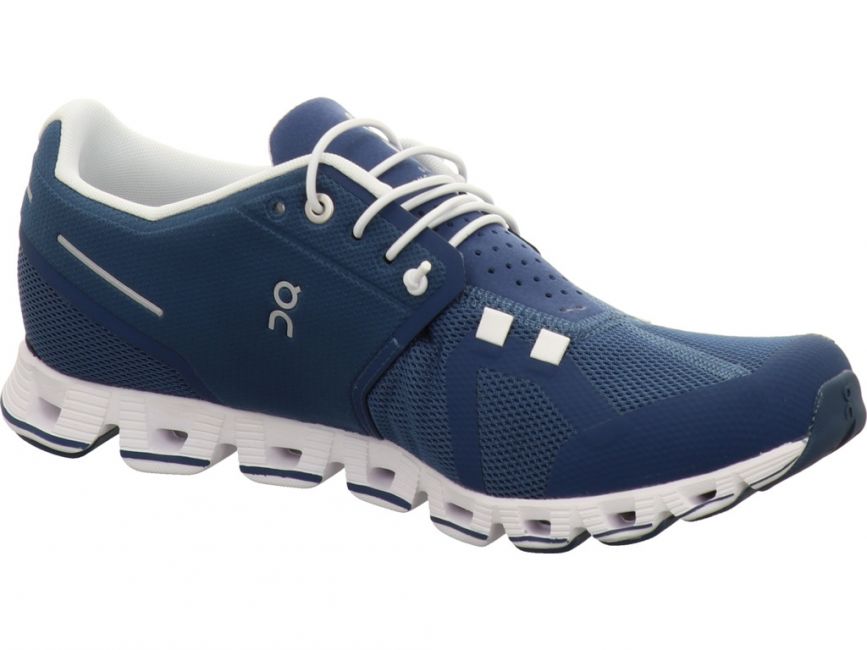 On Shoes Cloud 5 Ws Denim/Withe