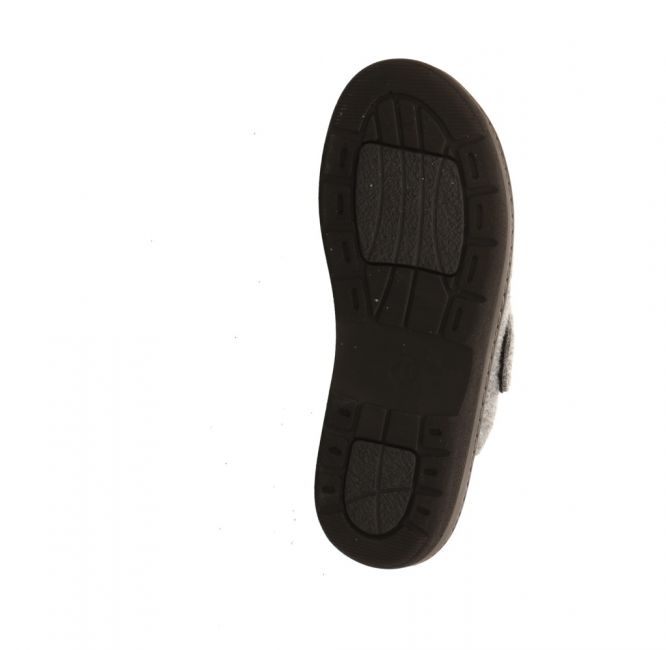 Hickersberger 0762 Filz Pantolette grau Clog