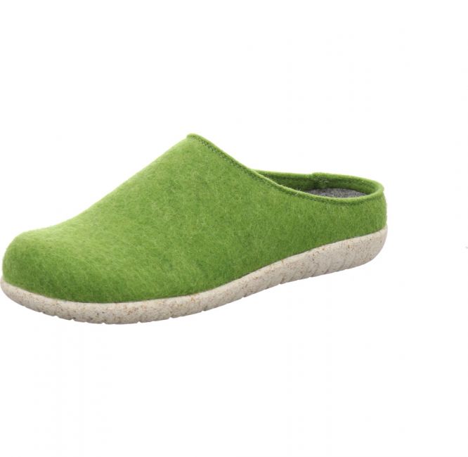 Hickersberger 3810 Filz Pantolette grün