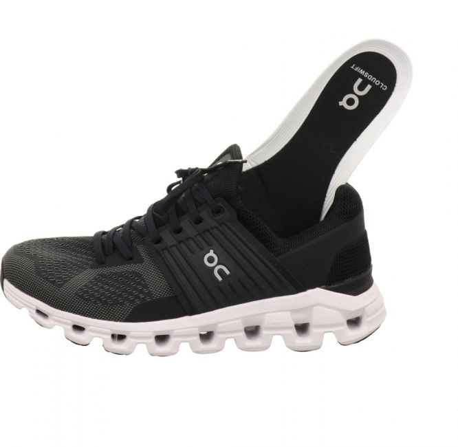 On Shoes Cloudswift Black/Rock Gr.47