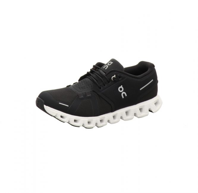 On Shoes Cloud 5 Ws Black/White