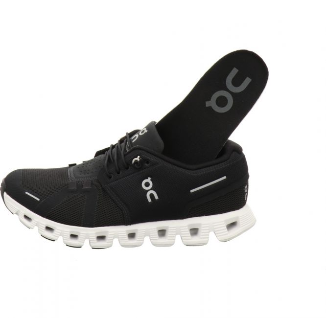 On Shoes Cloud 5 Ws Black/White