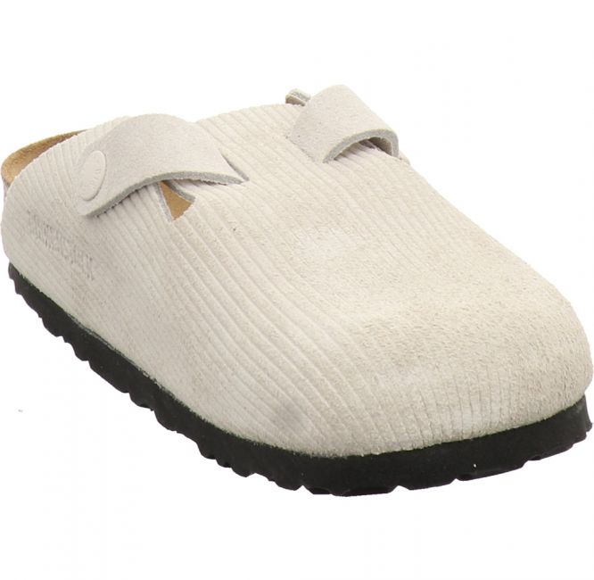 Birkenstock Boston Clog Leve Corduroy weis