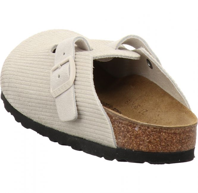 Birkenstock Boston Clog Leve Corduroy weis