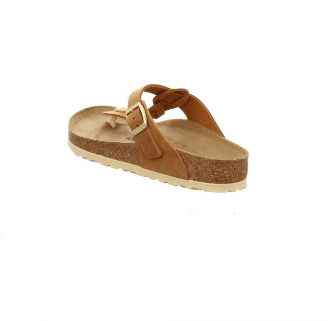 Birkenstock Gizeh Oiled Leather cognac