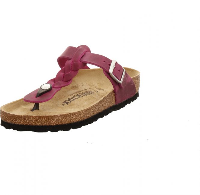 Birkenstock Gizeh Oiled Leather fuchsia