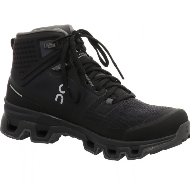 On Shoes Cloudrock Mid WP Hunter/ Black