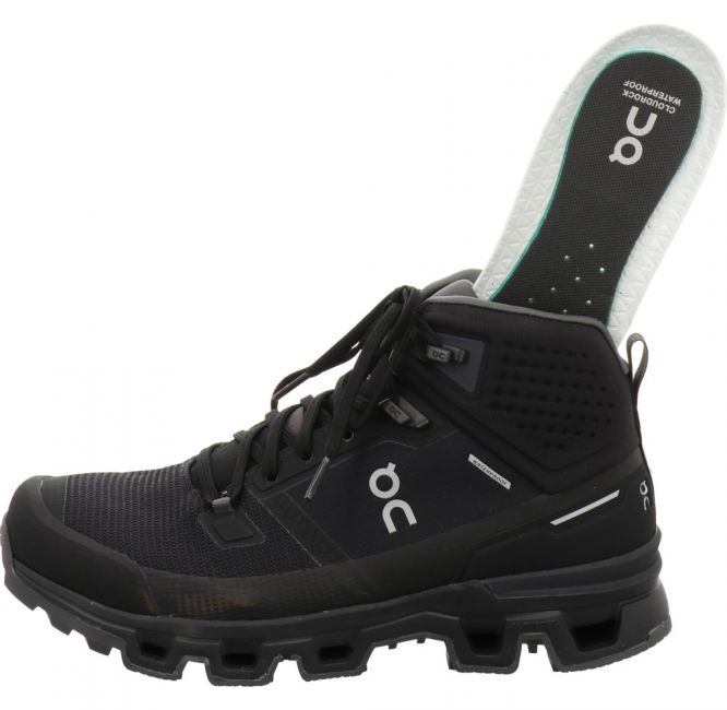 On Shoes Cloudrock Mid WP Hunter/ Black