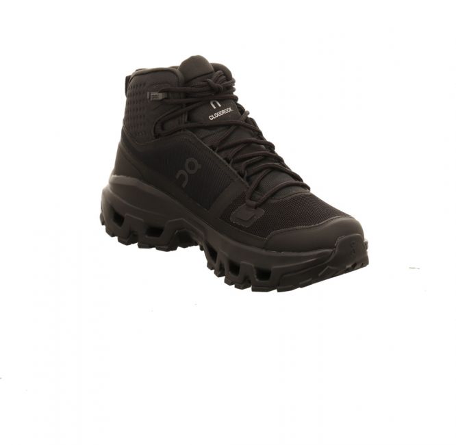 On Shoes Cloudrock Mid WP Ws Black/Blac