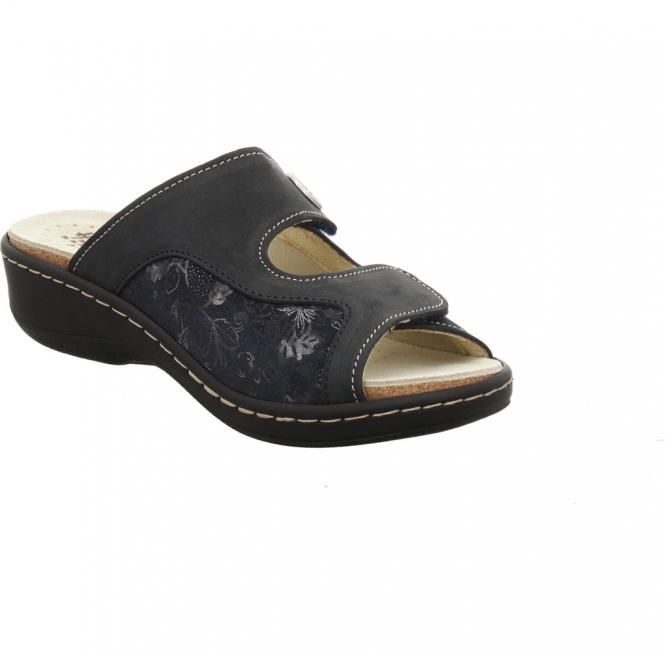 Preview: Hickersberger 2856 Hallux Pantolette blau