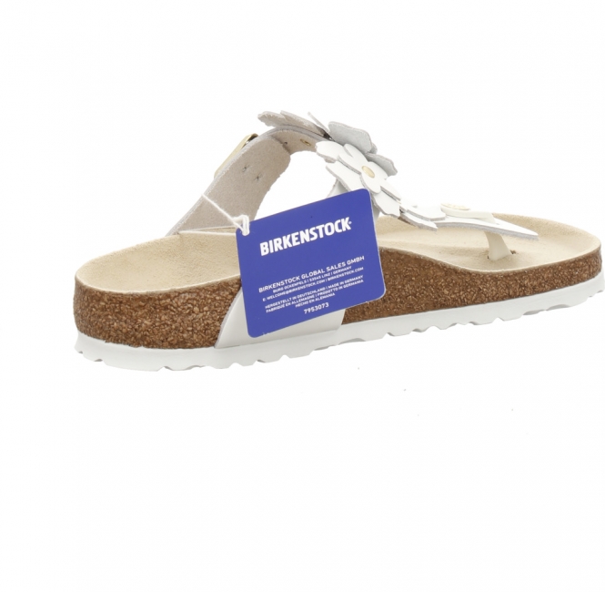 Preview: Birkenstock Gizeh Flower white