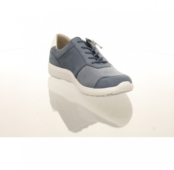 Preview: Waldläufer - Lugina 634K02 K-Ira K-Weite denim wei