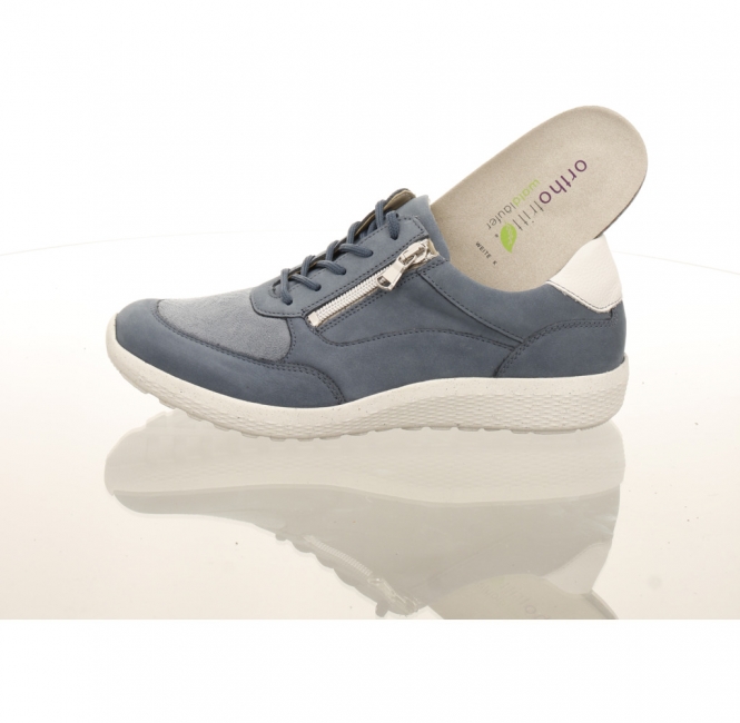 Waldläufer - Lugina 634K02 K-Ira K-Weite denim wei