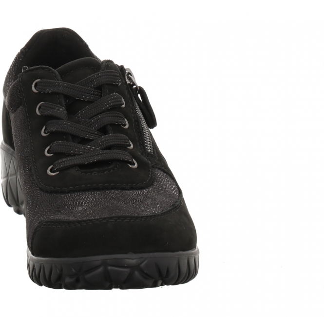 Waldläufer - Lugina H89001 Havy H-Weite black