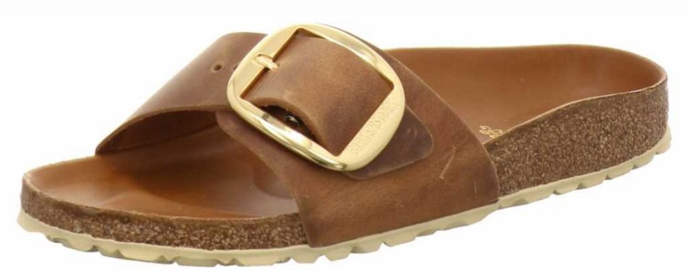 Birkenstock Madrid Big Buckle cognac