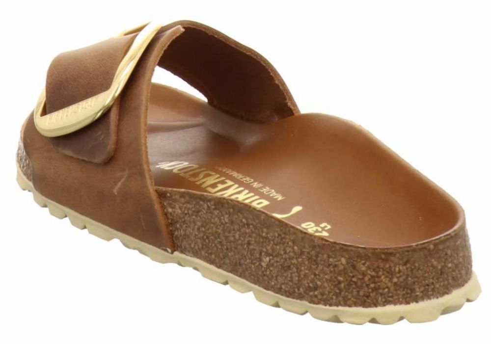 Birkenstock Madrid Big Buckle cognac