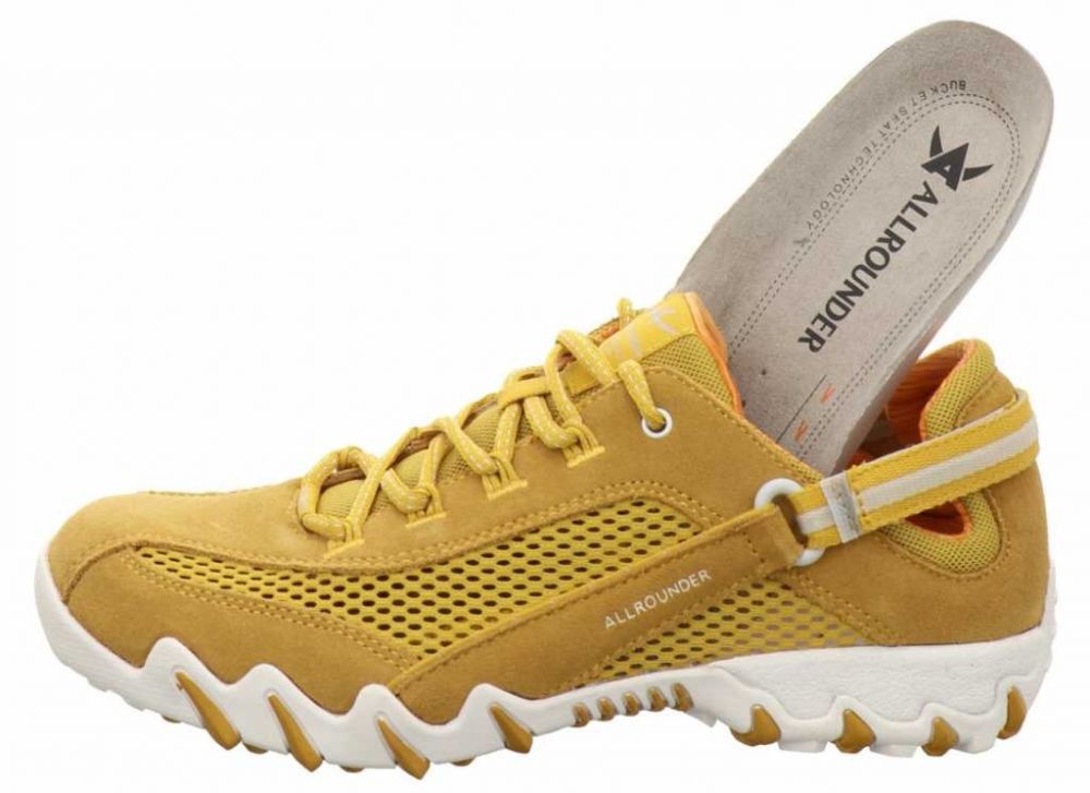 Allrounder by Mephisto Niro Mesh Lace gelb