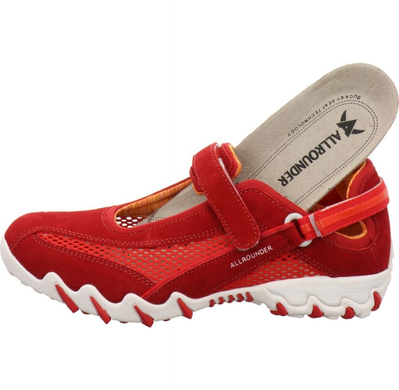 Allrounder by Mephisto Niro Mesh cherry