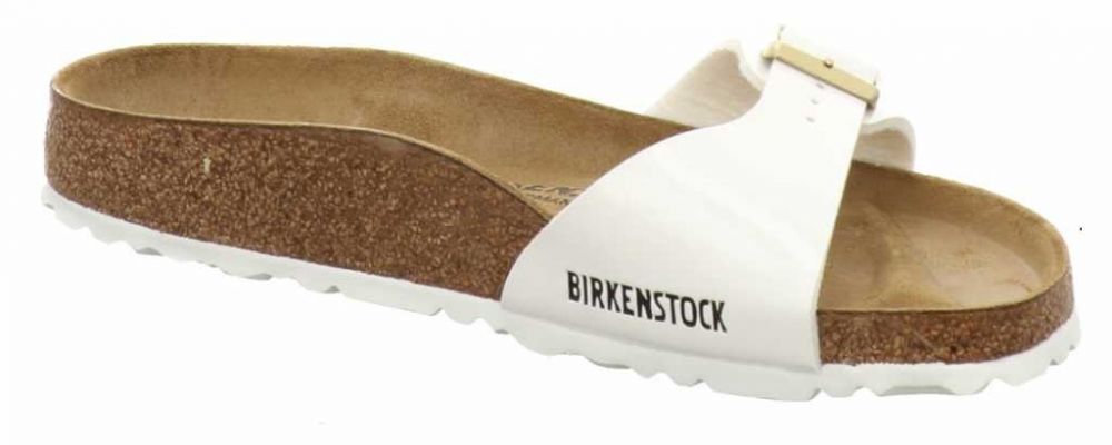 Birkenstock Madrid weiss Lack