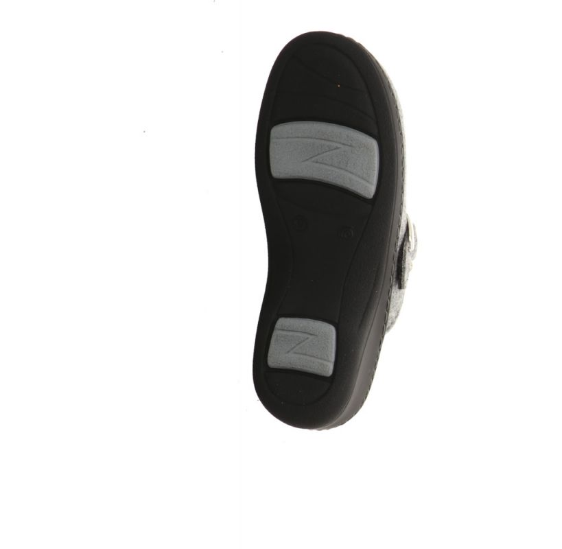 Hickersberger 5232 Filz Pantolette grau