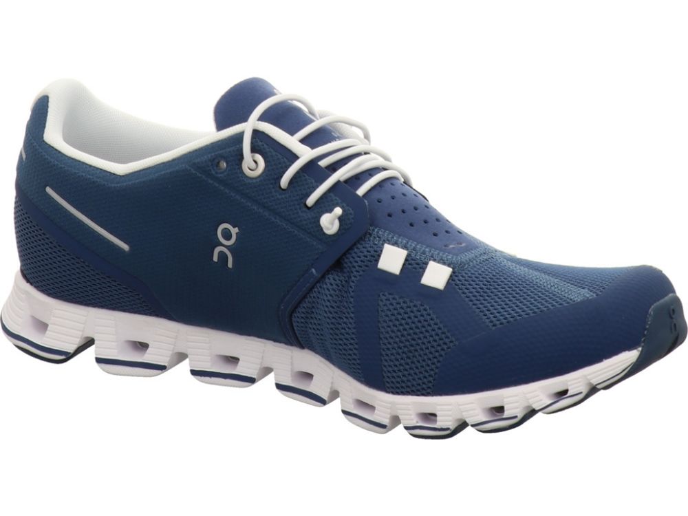 On Shoes Cloud 5 Ws Denim/Withe