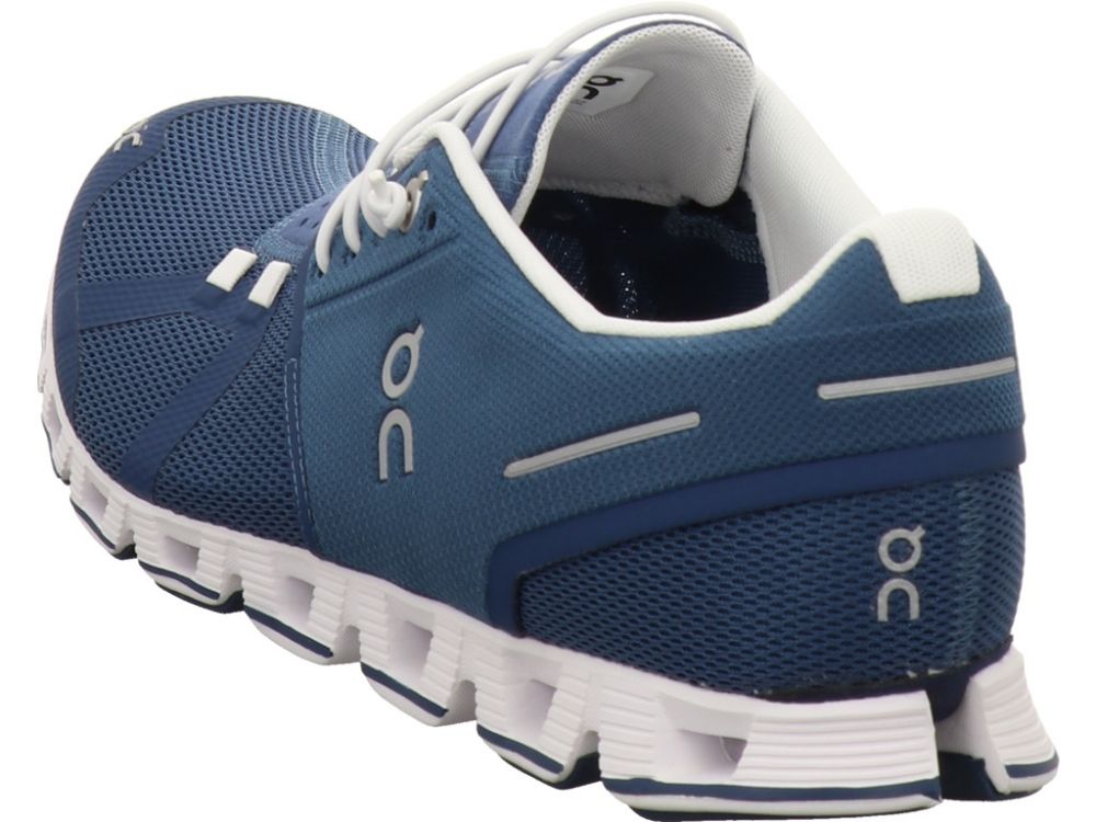 On Shoes Cloud 5 Ws Denim/Withe