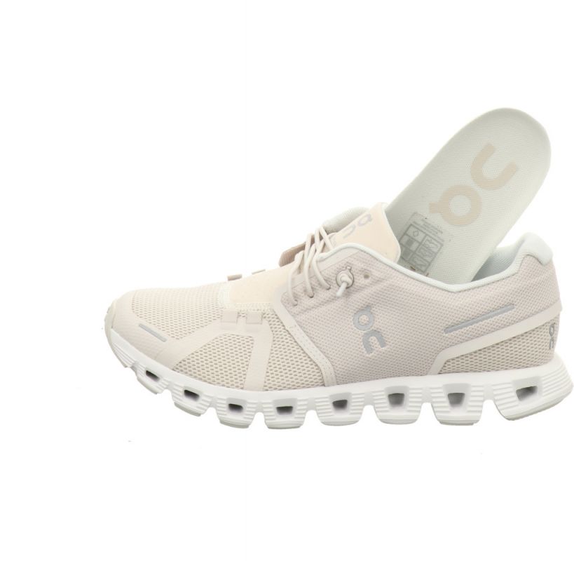On Shoes Cloud 5 Ws Pearl/White