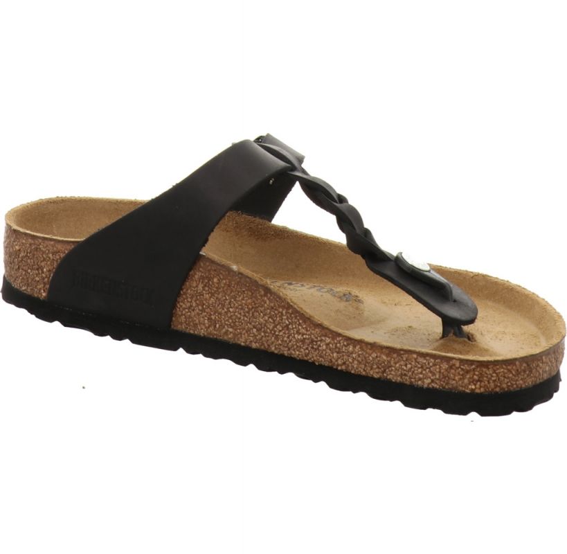 Birkenstock Gizeh Braided FL Black