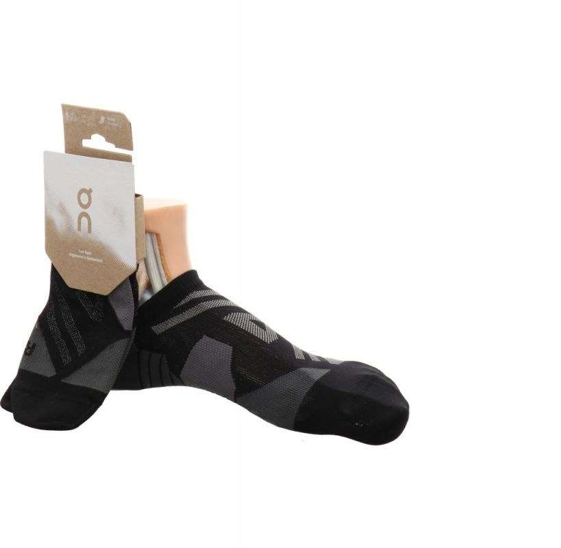 On Shoes Low Sock M Black