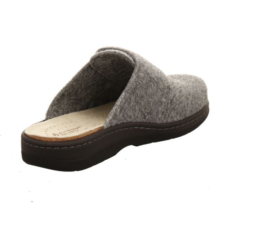 Hickersberger 0762 Filz Pantolette grau Clog
