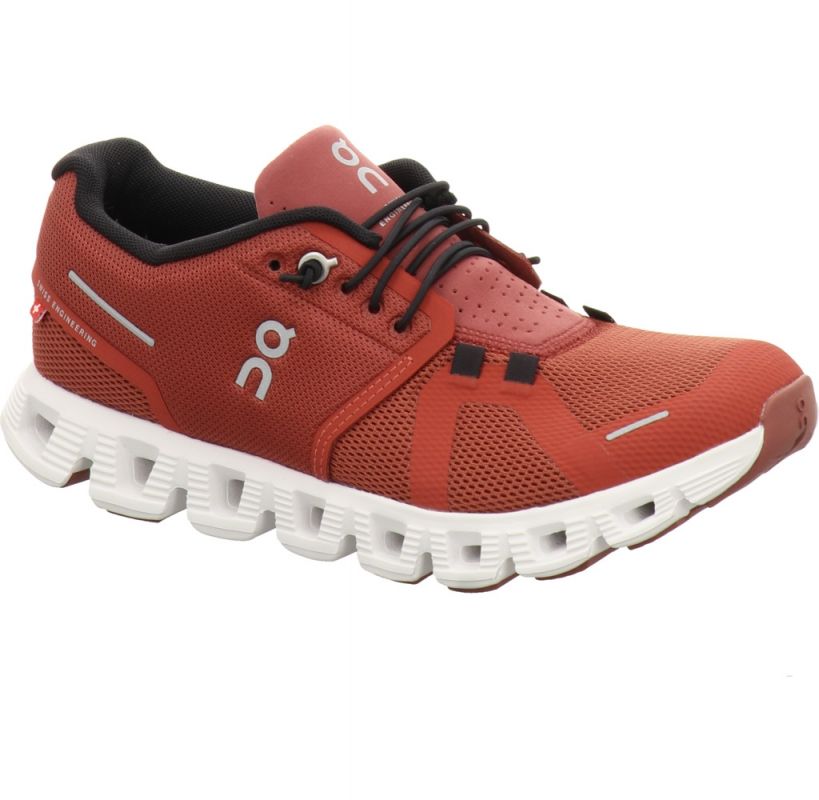 On Shoes Cloud 5 Ws Rust/ Black