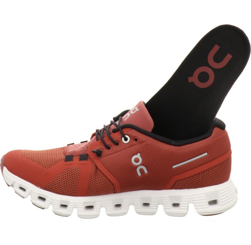 On Shoes Cloud 5 Ws Rust/ Black