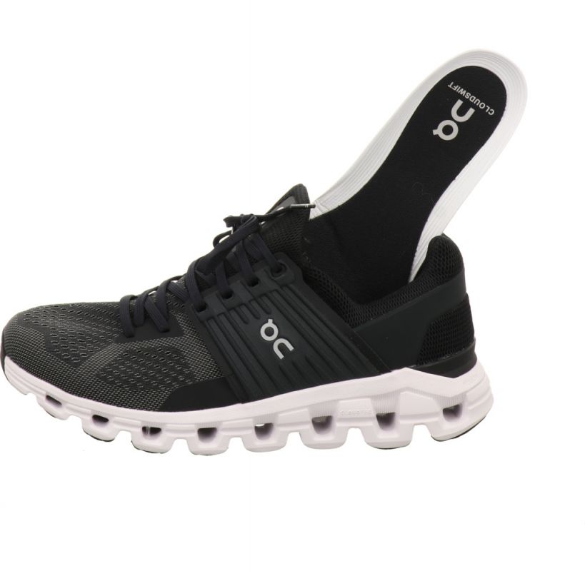 On Shoes Cloudswift Black/Rock Gr.47