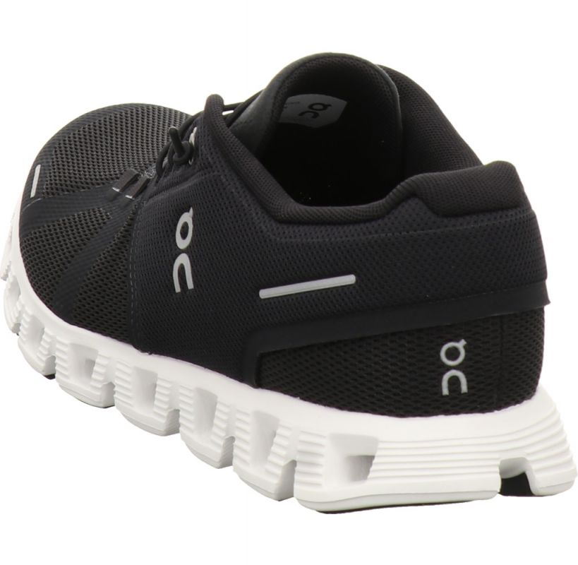 On Shoes Cloud 5 Ws Black/White