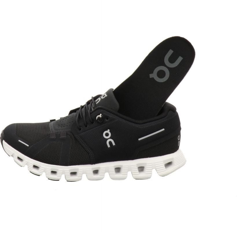 On Shoes Cloud 5 Ws Black/White