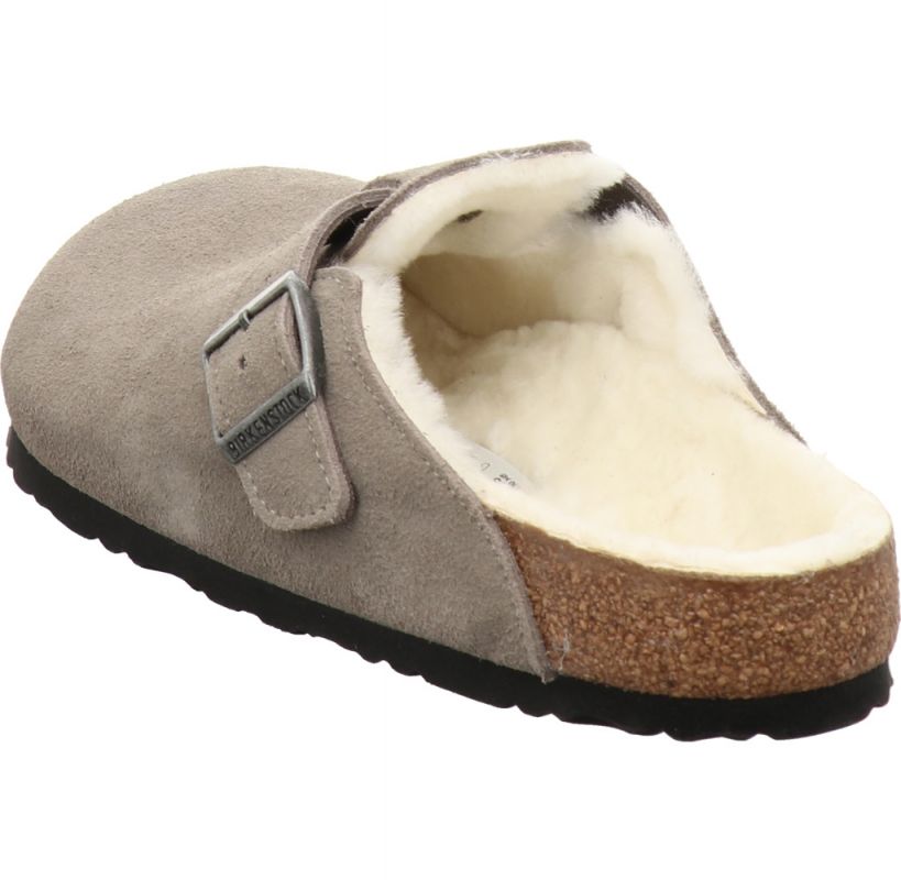 Birkenstock Boston Clog Shearling VL Stone