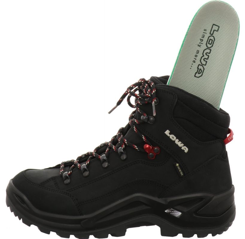 Lowa Renegade Mid Men GTX black/red