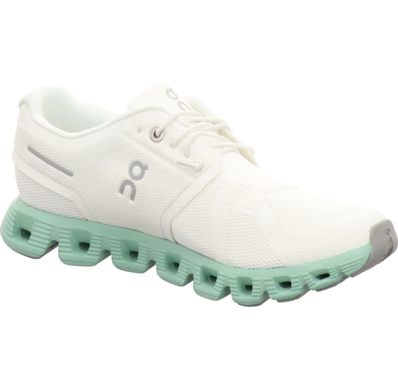 On Shoes Cloud 5 Ws Undyed-White/Creek